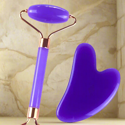 Rouleau Massage Visage - ZenRoller™ - Violet