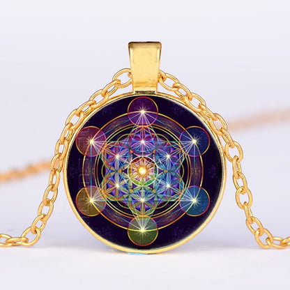 GeoGreek™ Collier en Cube de métatron à géométrie sacrée  | spiritualité
