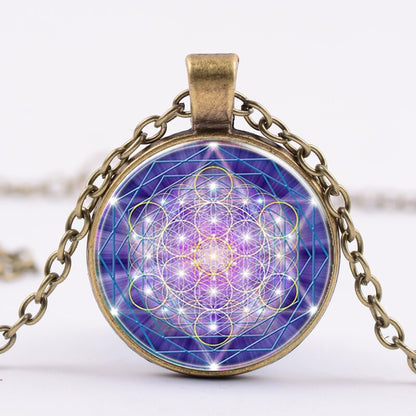 GeoGreek™ Collier en Cube de métatron à géométrie sacrée  | spiritualité