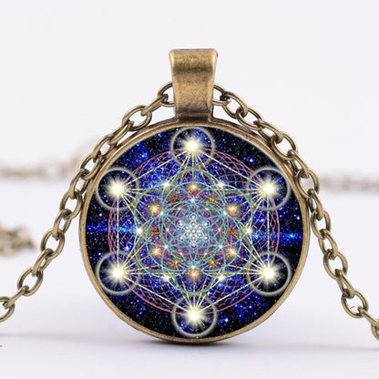 GeoGreek™ Collier en Cube de métatron à géométrie sacrée  | spiritualité