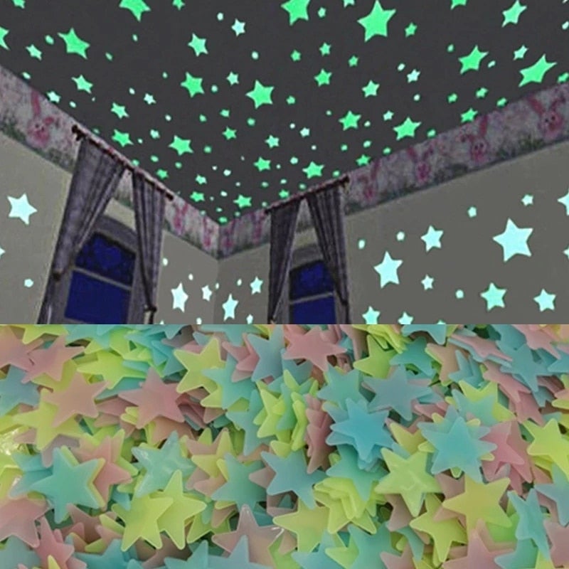 DarkStars™ - Étoiles 3D scintillantes dans la nuit | bébé
