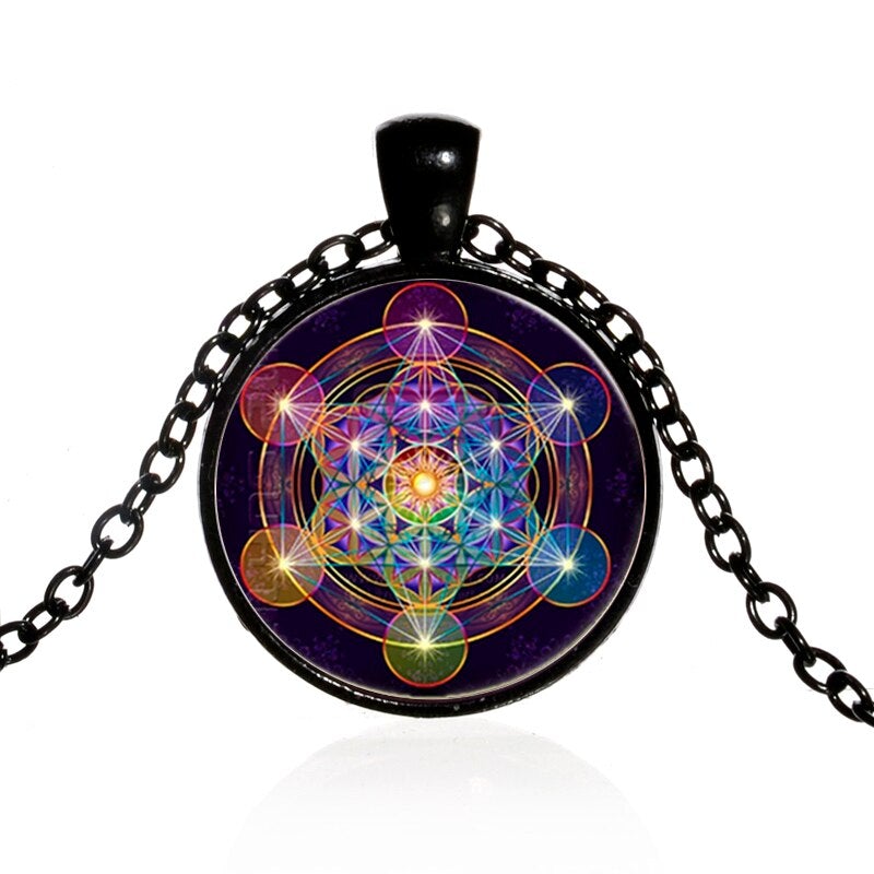 GeoGreek™ Sacred Geometry Metatron Cube Necklace | spirituality 