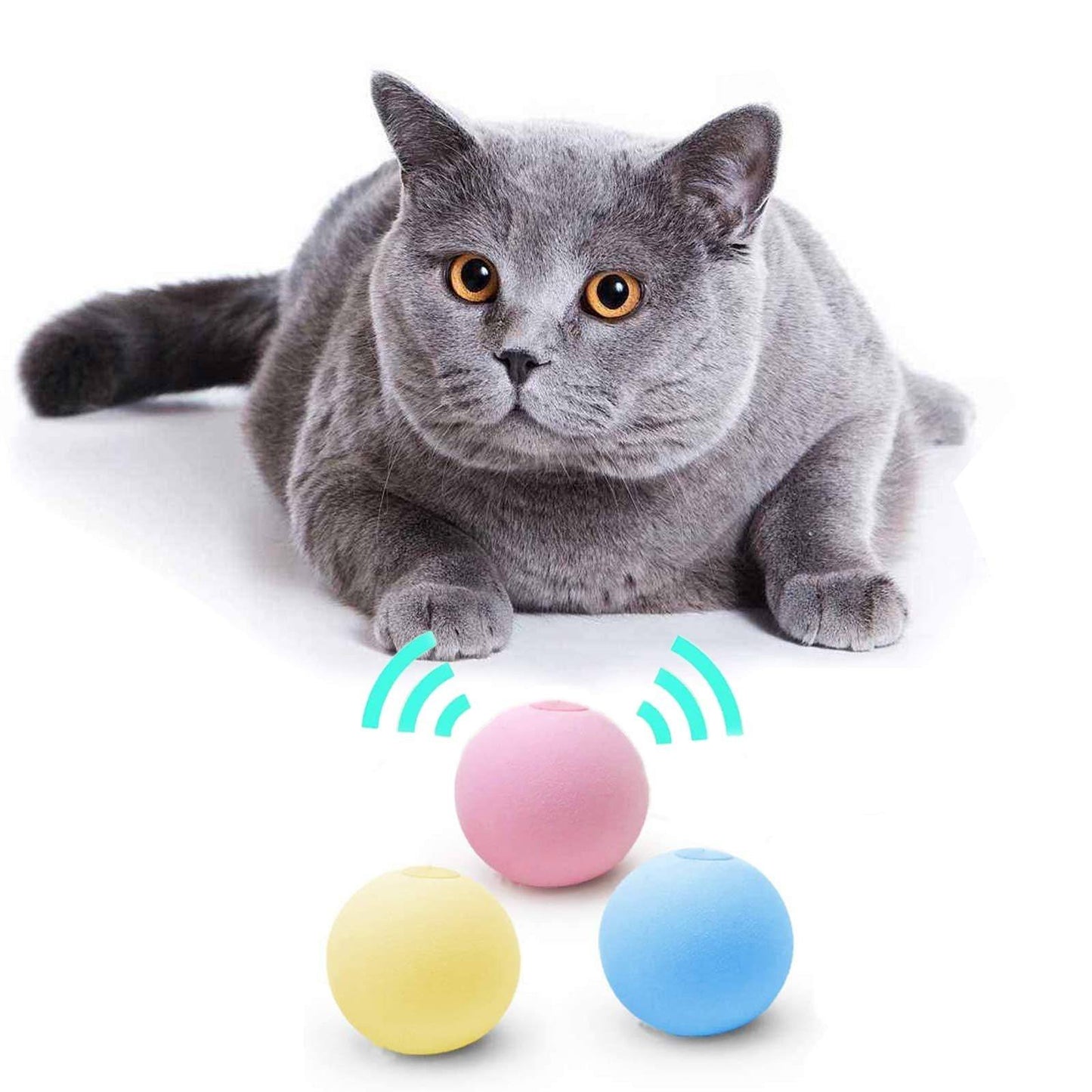 SmartBall™ - Balle intelligente d'apprentissage pour chat