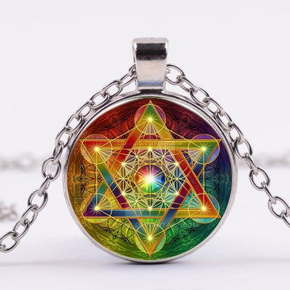 GeoGreek™ Collier en Cube de métatron à géométrie sacrée  | spiritualité