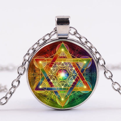GeoGreek™ Collier en Cube de métatron à géométrie sacrée  | spiritualité