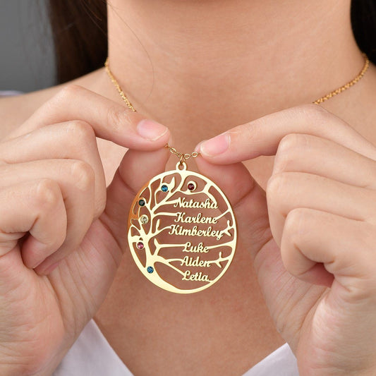LifeNecklace™ collier d'arbre de vie personnalisée
