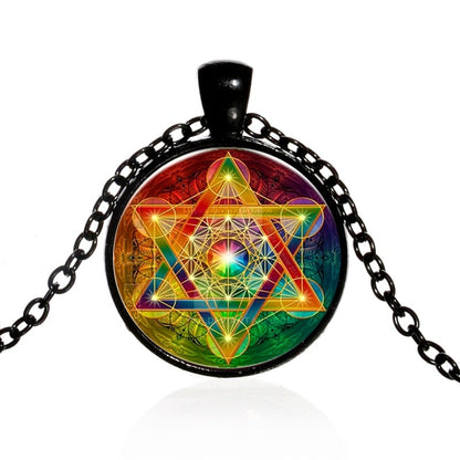 GeoGreek™ Collier en Cube de métatron à géométrie sacrée  | spiritualité