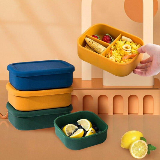 HealthyBox™ Boîte à déjeuner en Silicone avec couvercle | Cuisine