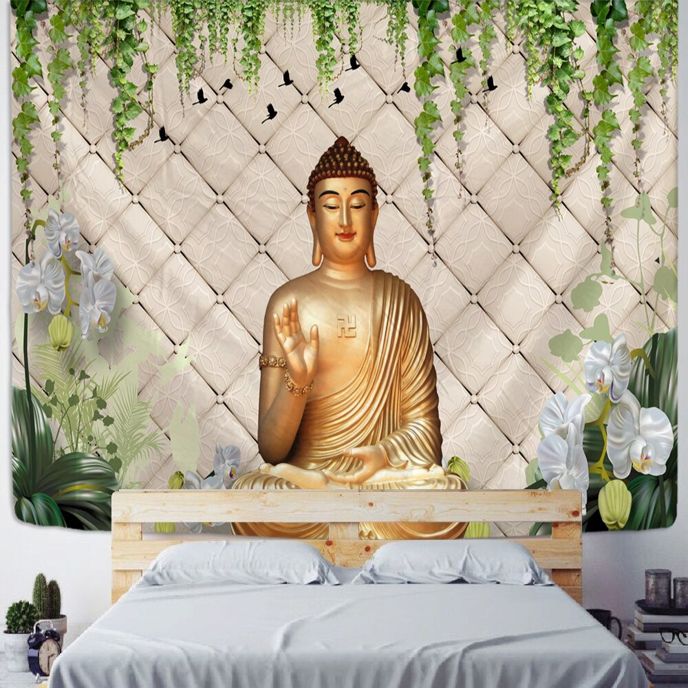 BuddhaArt™ decorative buddha tapestry | spirituality