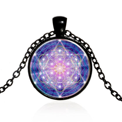 GeoGreek™ Collier en Cube de métatron à géométrie sacrée  | spiritualité