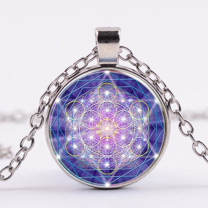 GeoGreek™ Collier en Cube de métatron à géométrie sacrée  | spiritualité