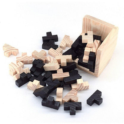 3DPuzzle™ - Puzzle Cube en bois | Jeux