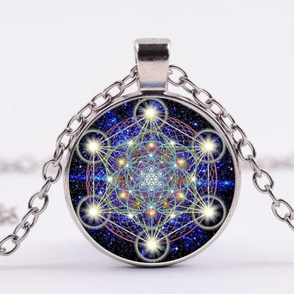 GeoGreek™ Collier en Cube de métatron à géométrie sacrée  | spiritualité
