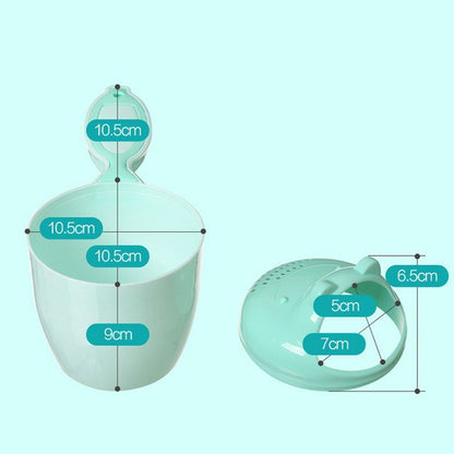 ShampooRinseCup™ Tasse de rinçage pour cheveux bébé et enfant.