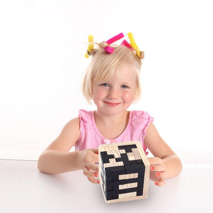 3DPuzzle™ - Puzzle Cube en bois | Jeux