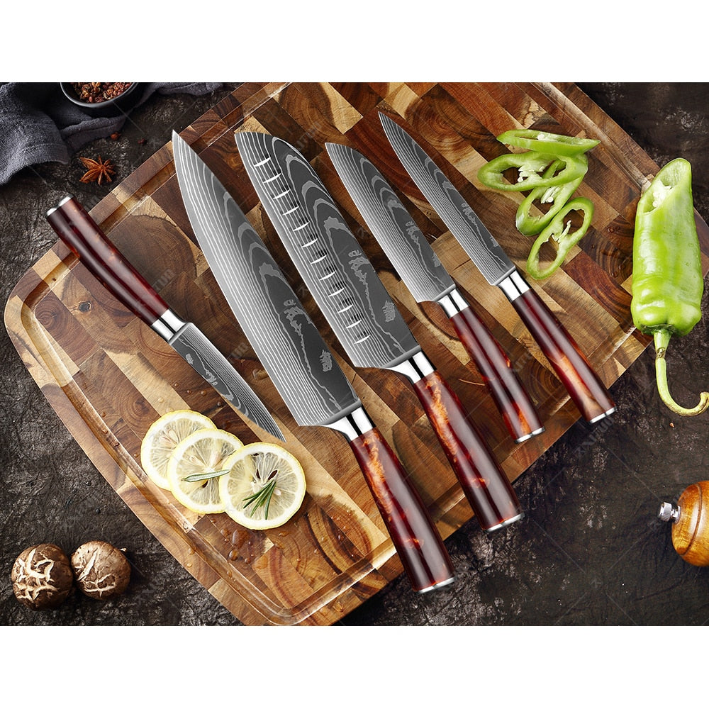knifeSharp™  kitchen knives Set