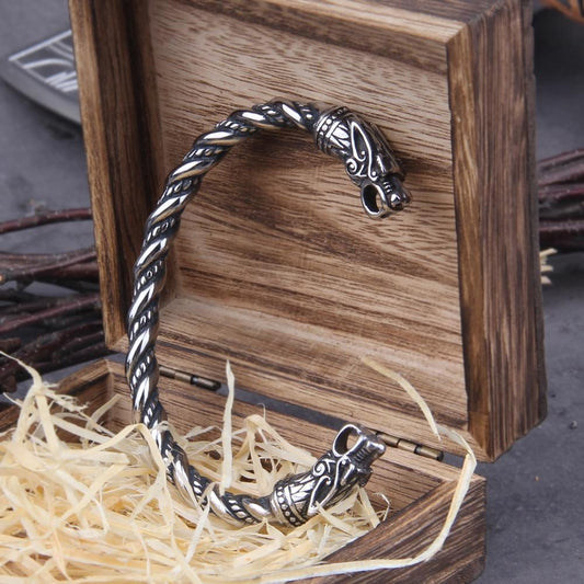 Loyauté™ | Bracelet 2 têtes de Fenrir | Vikings