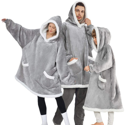 HappyHoody Blanket with Oversized Winter Hoodie