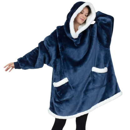 HappyHoody Blanket with Oversized Winter Hoodie