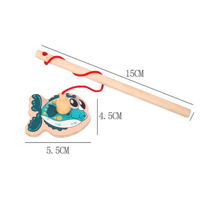 FishingToys™ Jouets de pêche magnétique en bois