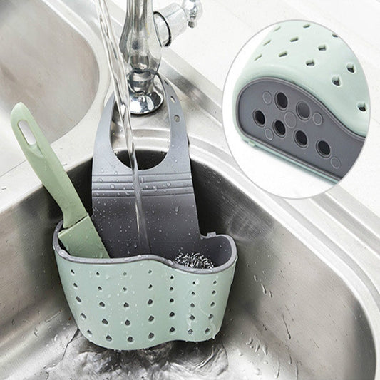 Fastclean™ Sink Shelf Soap Sponge and Drain Holder