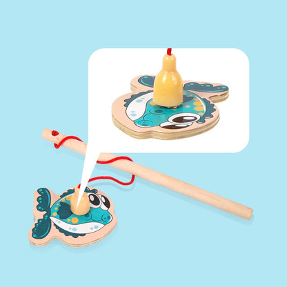 FishingToys™ Jouets de pêche magnétique en bois