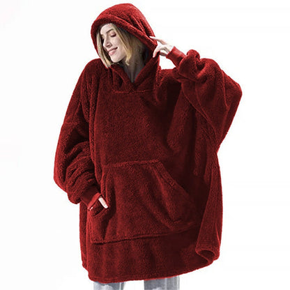 HappyHoody Blanket with Oversized Winter Hoodie
