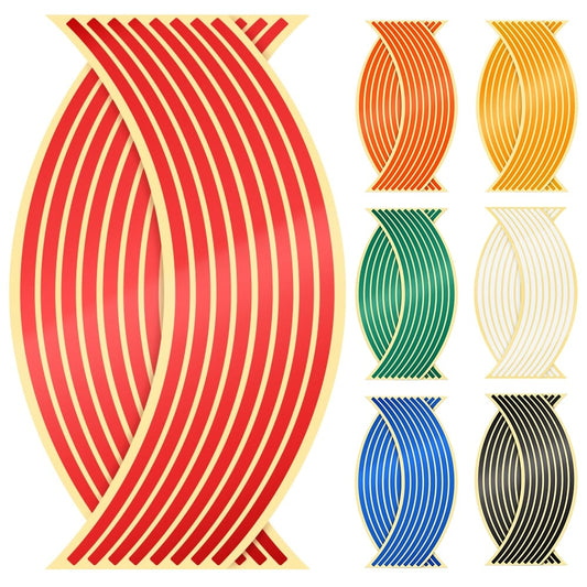 ShinyBands™ - Self-adhesive reflective motorcycle tap